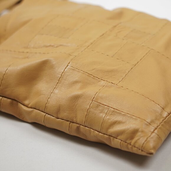 Japanese Brand /Artisanal Patchwork Leather Bag/ ONE SIZE - Picture 3 of 5